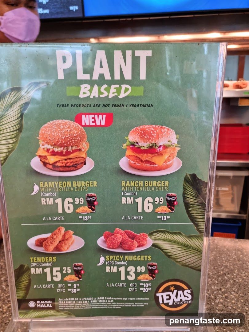 Plant Based Menu Board