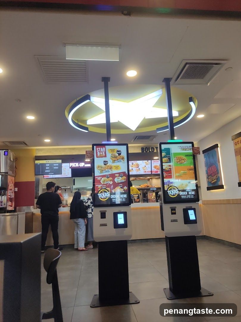 Fast Food Counter Interior