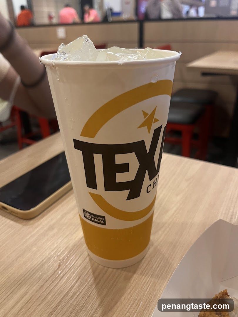 Texaco Cup with Ice