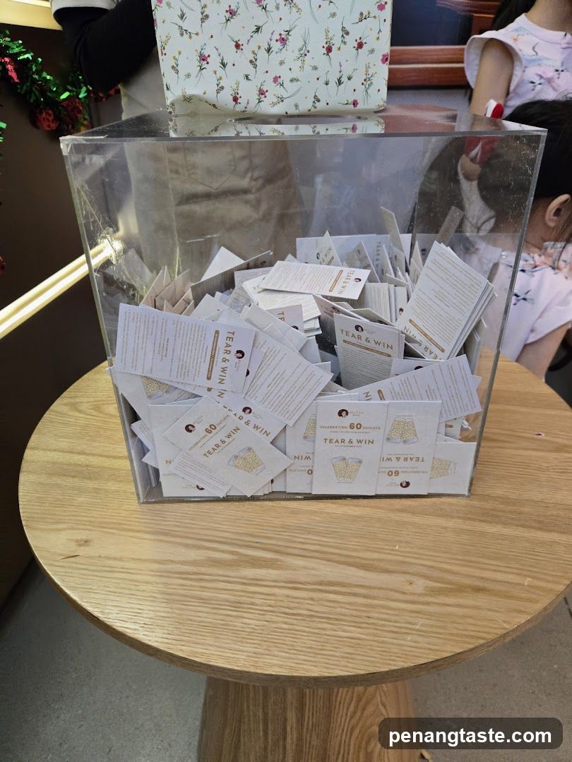 Tear & Win Prizes Display