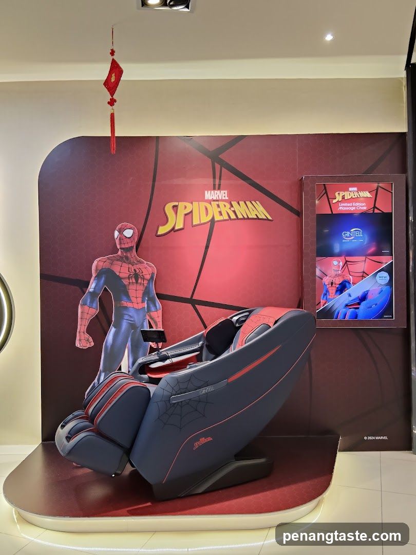Marvel Spider-Man Massage Chair Display