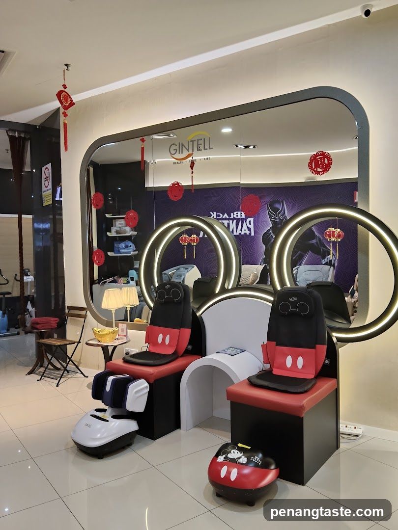 Mickey Mouse Themed Salon Interior