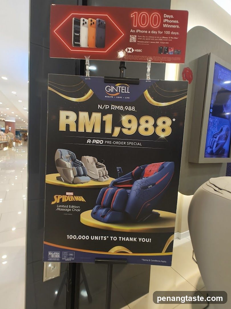 Gintell Massage Chair Advertisement