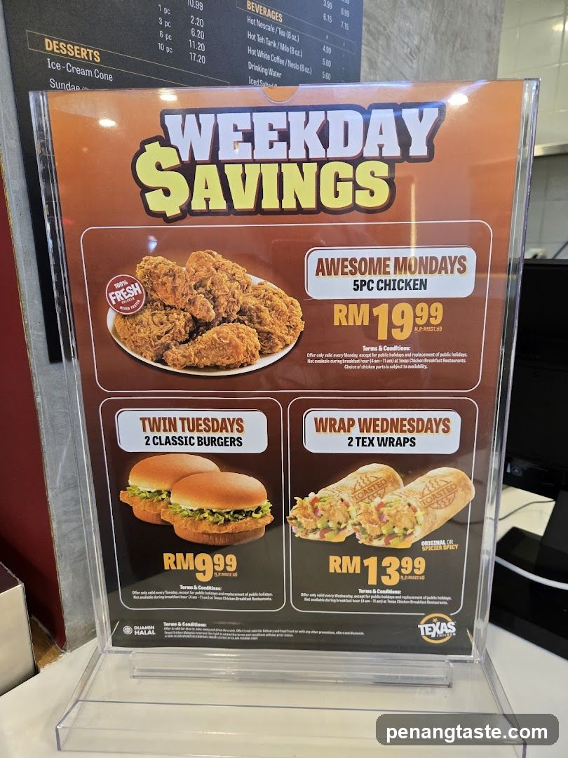 Weekday Savings Flyer