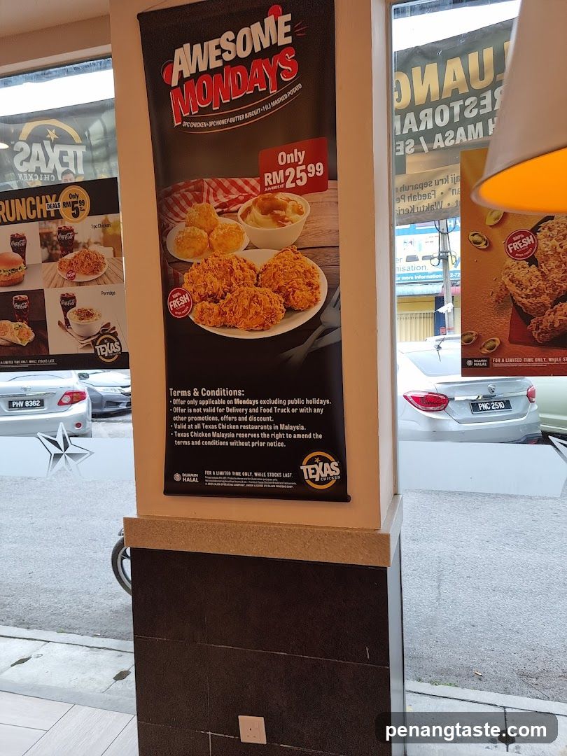 Texas Chicken Awesome Mondays Ad