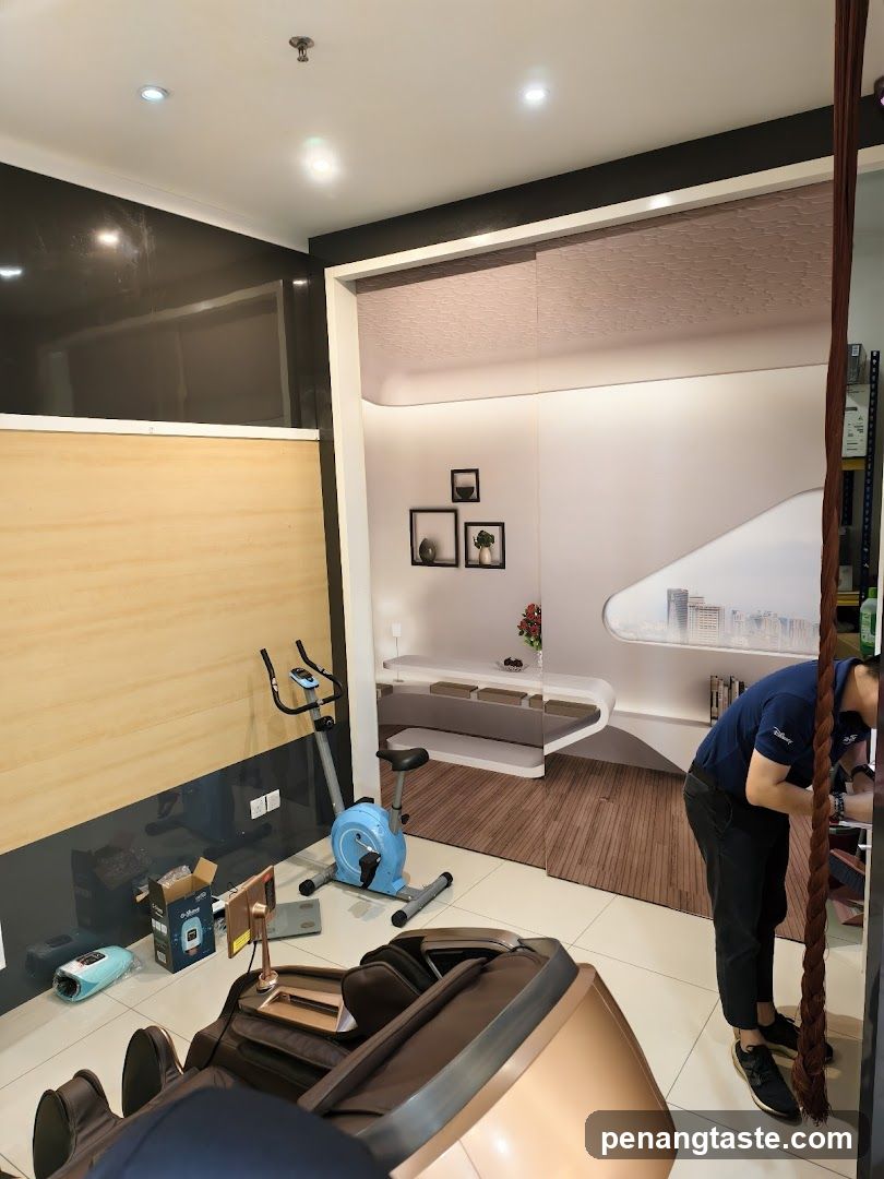 Interior of a wellness or fitness center