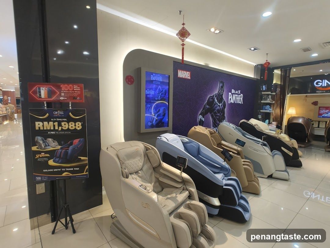 Massage Chair Display Area