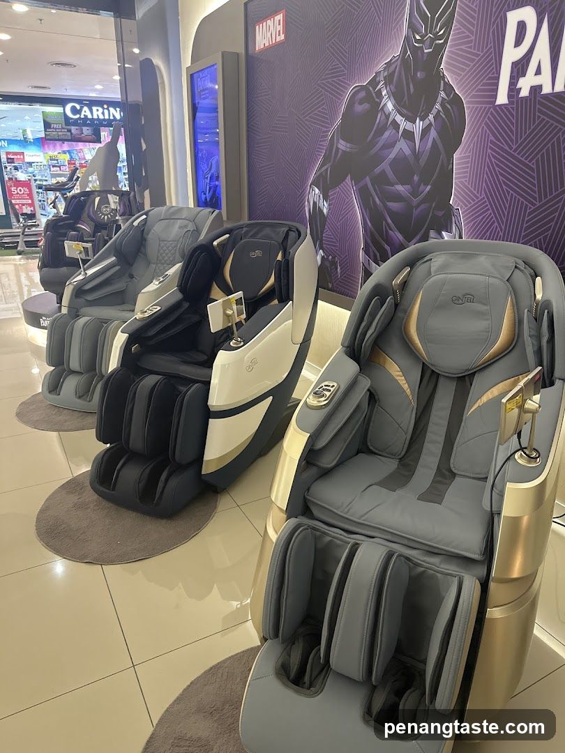 Massage Chairs Display