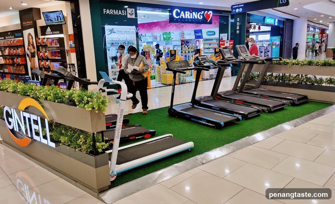 Gintell Fitness Equipment Display