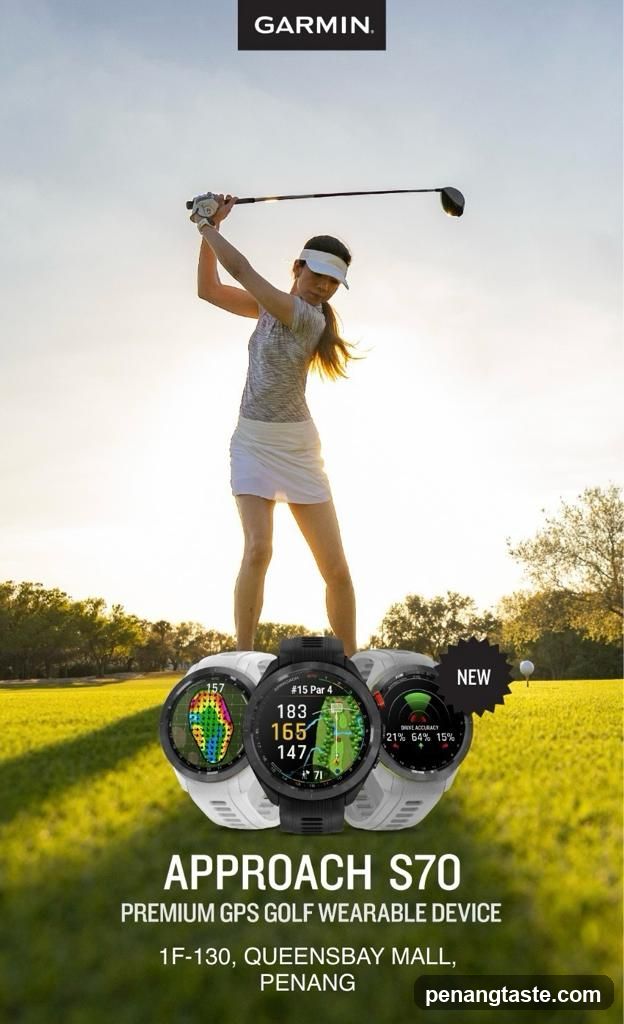 Garmin Approach S70 Golf Watch Ad