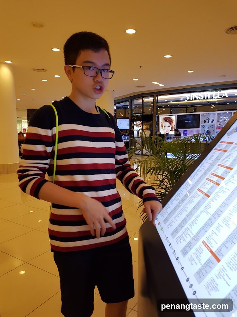 Person at Interactive Display