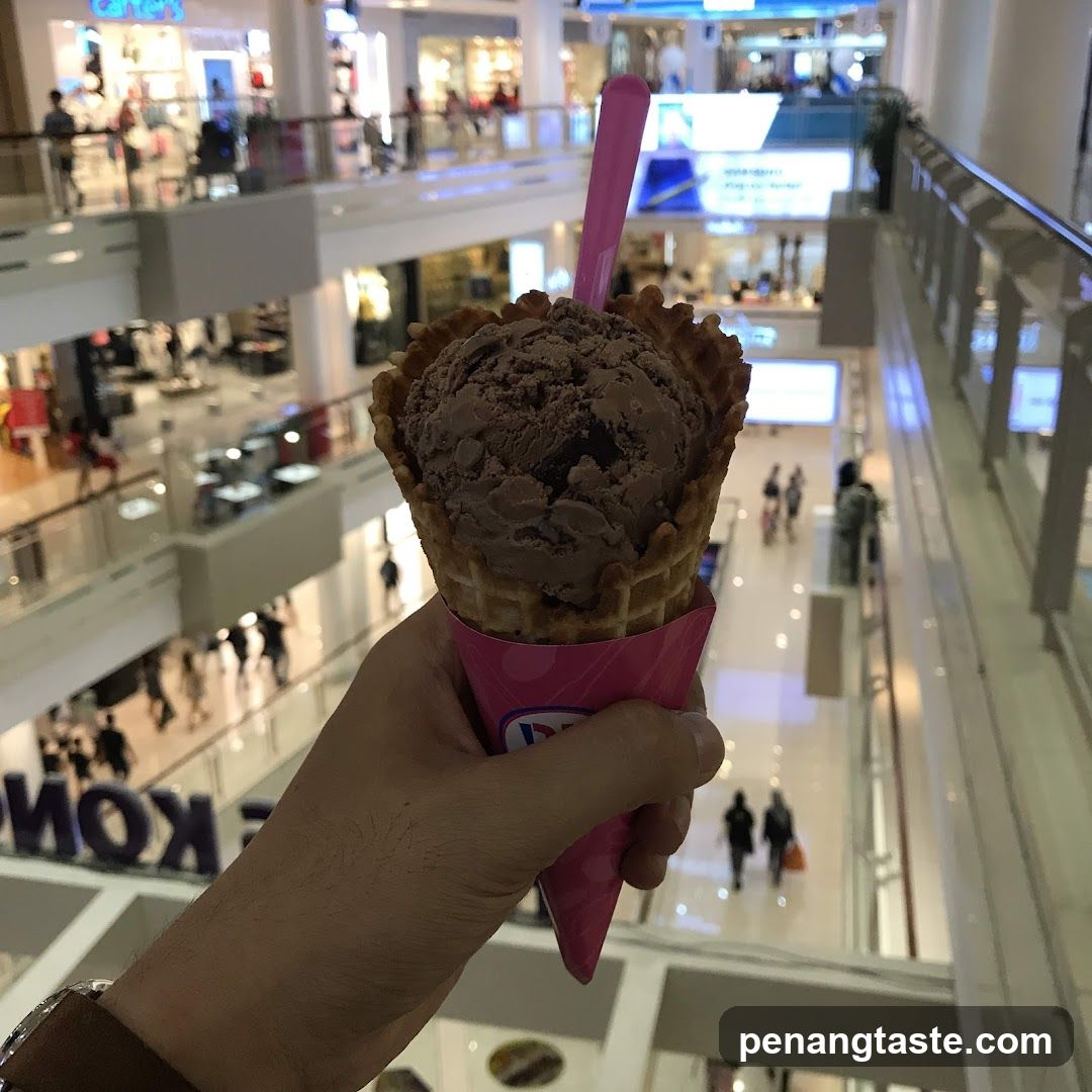 Ice Cream Cone in Mall