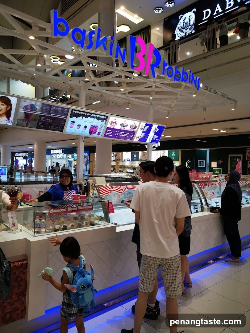Baskin Robbins Ice Cream Shop Interior