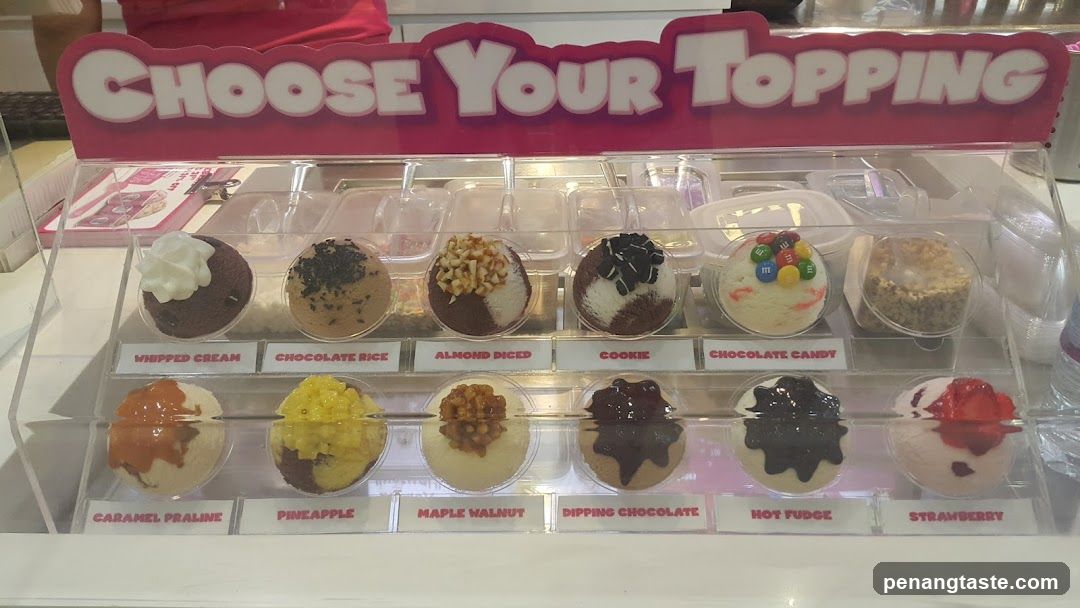 Dessert Topping Display