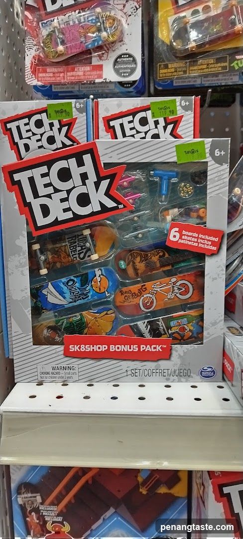 Tech Deck Skateboard Toy Display