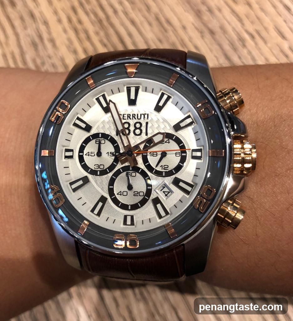 Terruti Chronograph Watch on Wrist