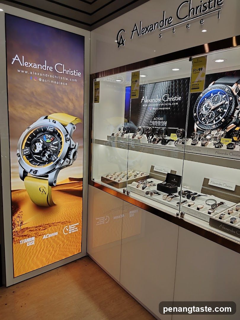 Alexandre Christie Watch Display