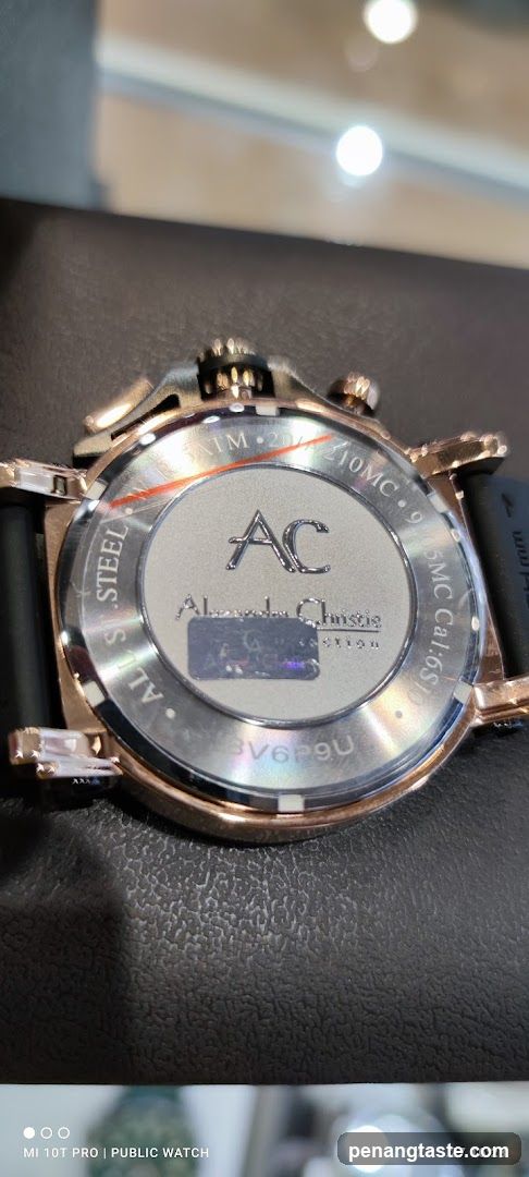 Watch Back View