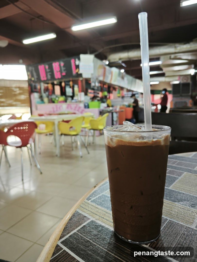 Iced Coffee in Food Court