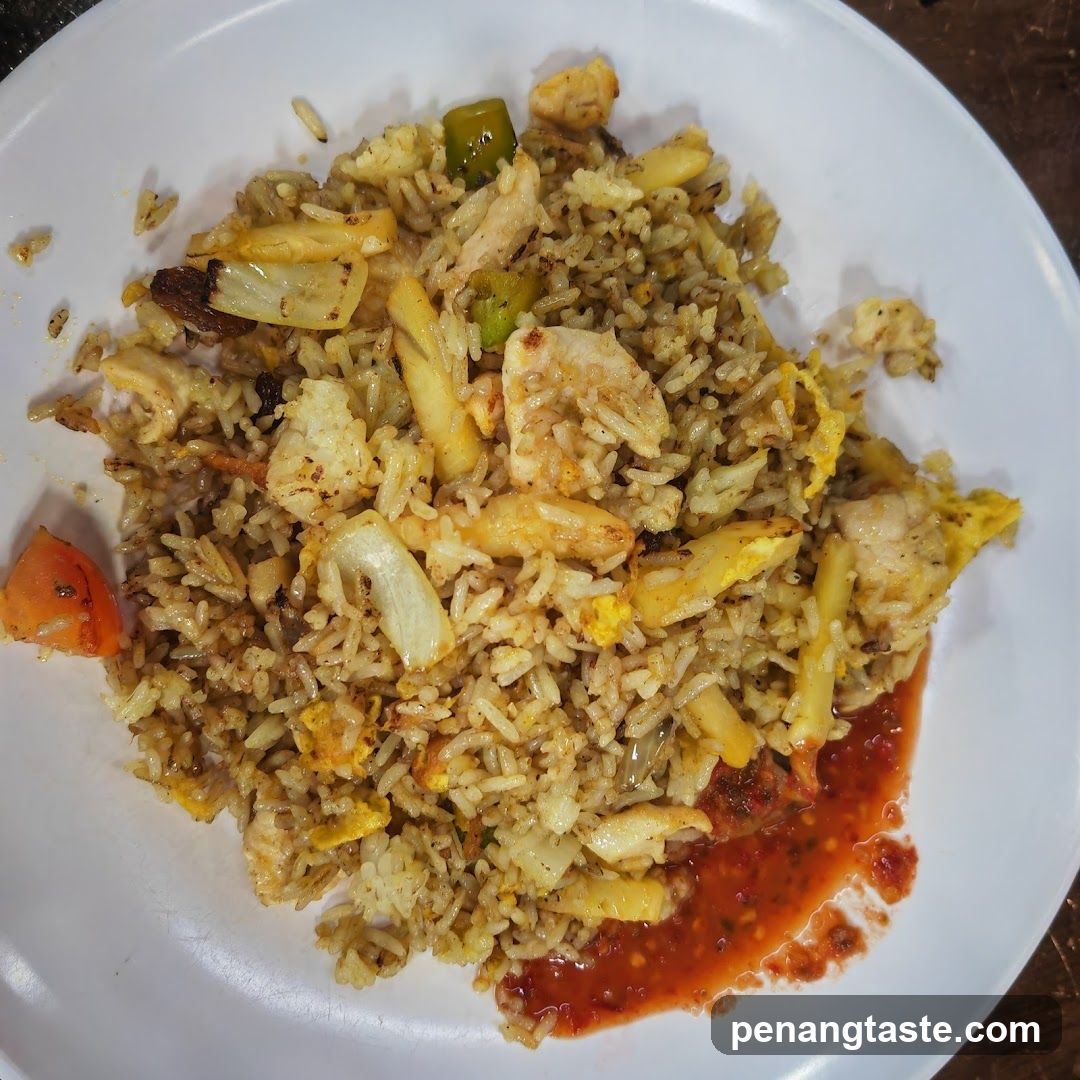 Fried Rice with Chicken and Vegetables