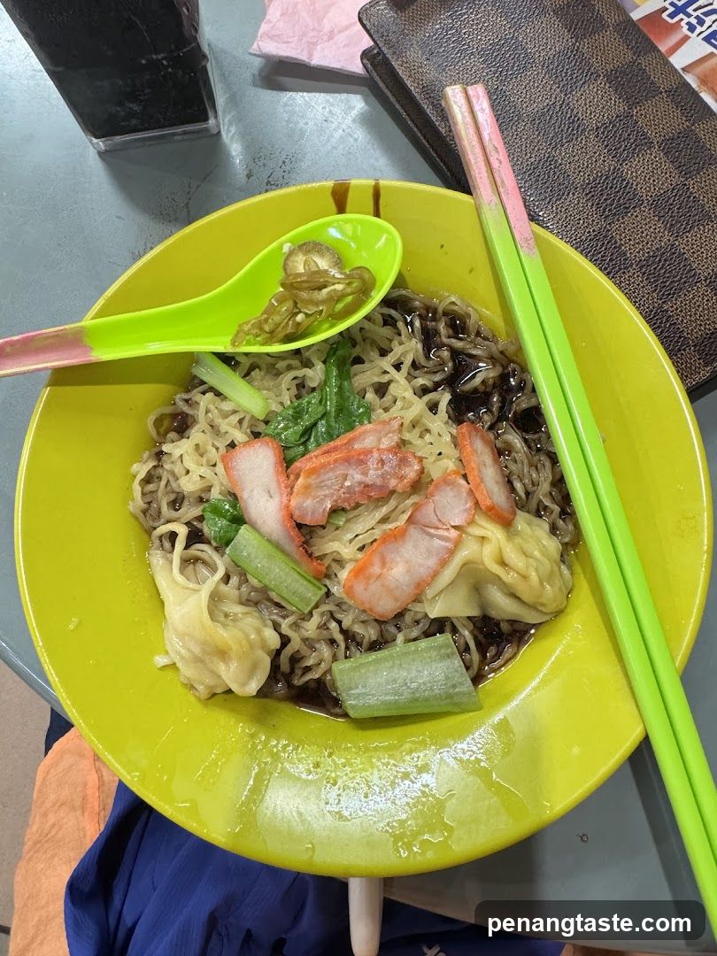 Bowl of Noodles with Toppings