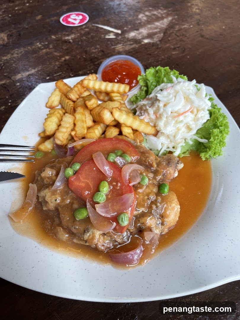 Chicken with Gravy and Sides