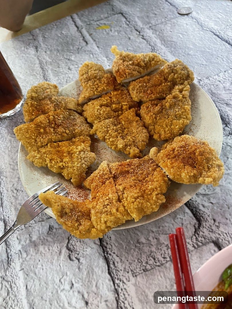 Fried Chicken Cutlets on a Plate