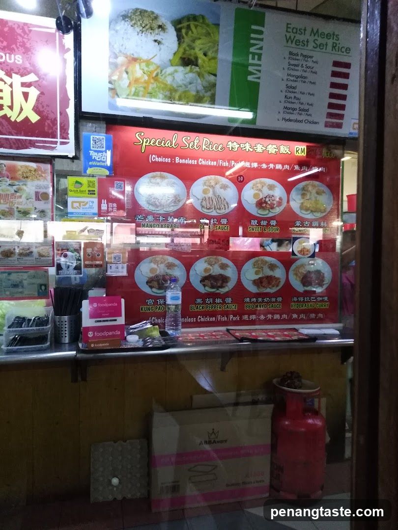 Food Stall Interior View