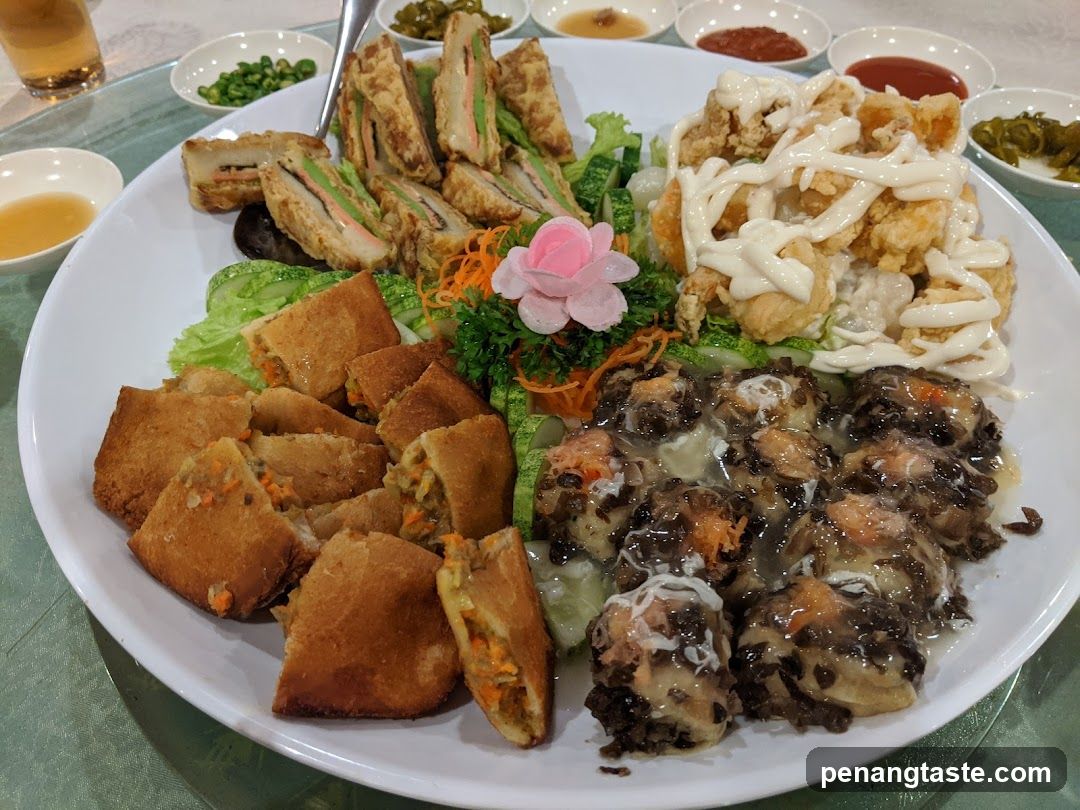 Assorted Chinese Dishes Platter