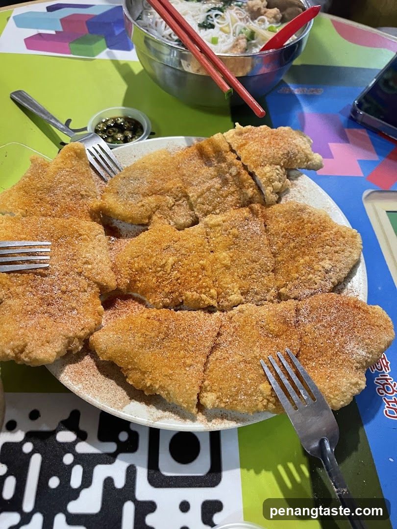 Fried Chicken and Noodle Meal