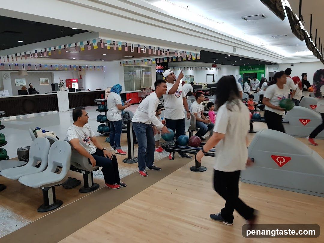 Bowling Alley Interior Scene