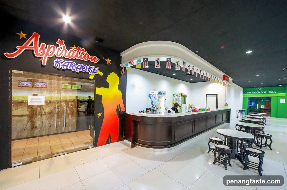 Karaoke Interior with Reception Desk and Seating Area