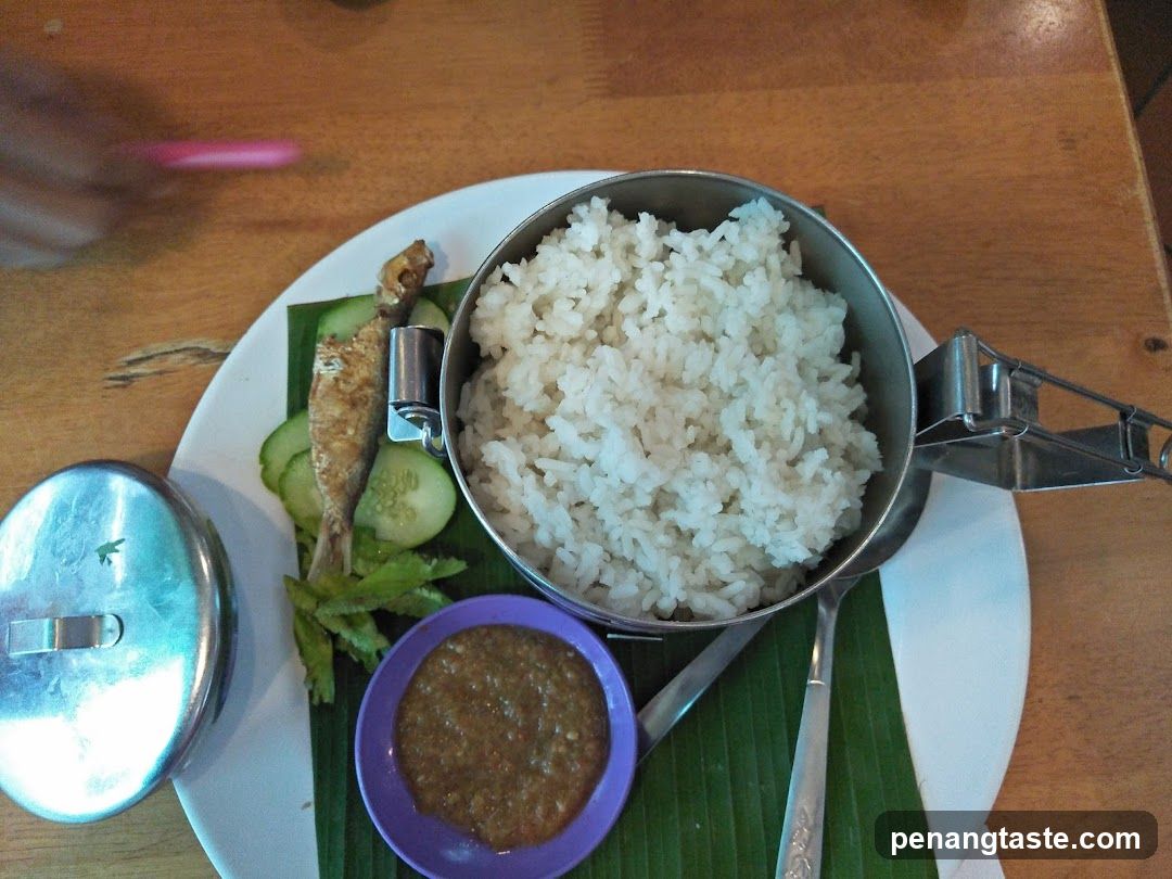 Meal with Rice and Fish