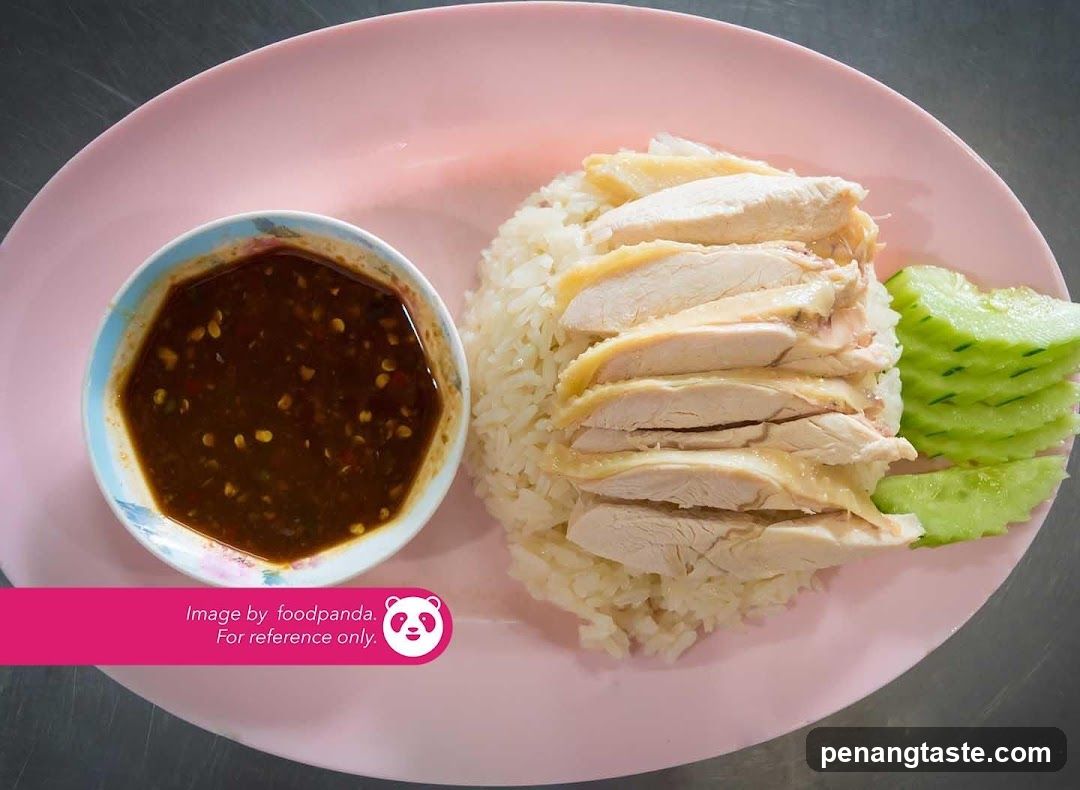 Hainanese Chicken Rice Plate