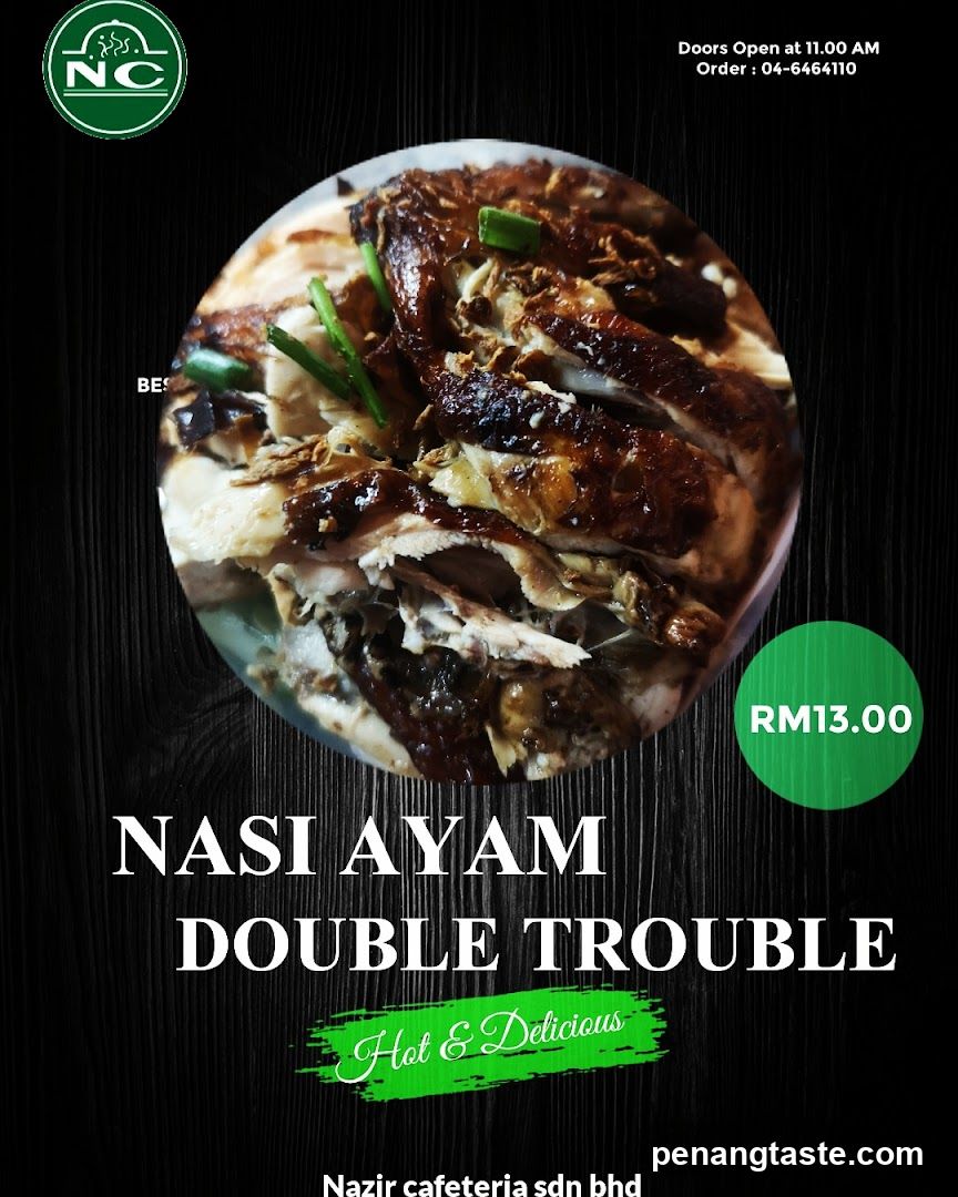 Nasi Ayam Double Trouble Flyer