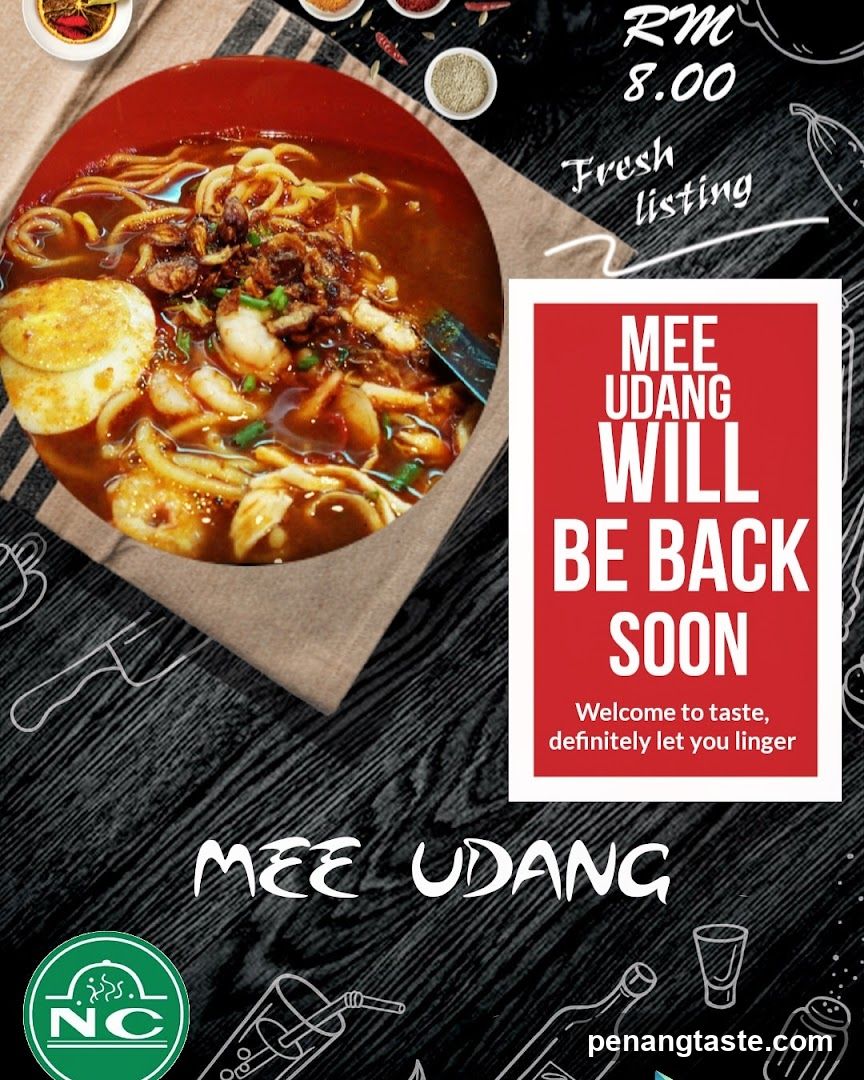 Mee Udang Announcement