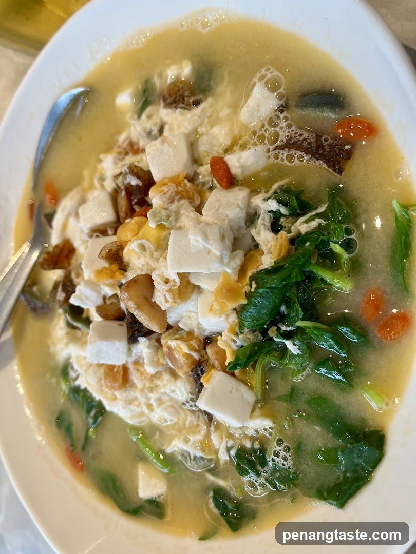 Soup with Tofu and Greens
