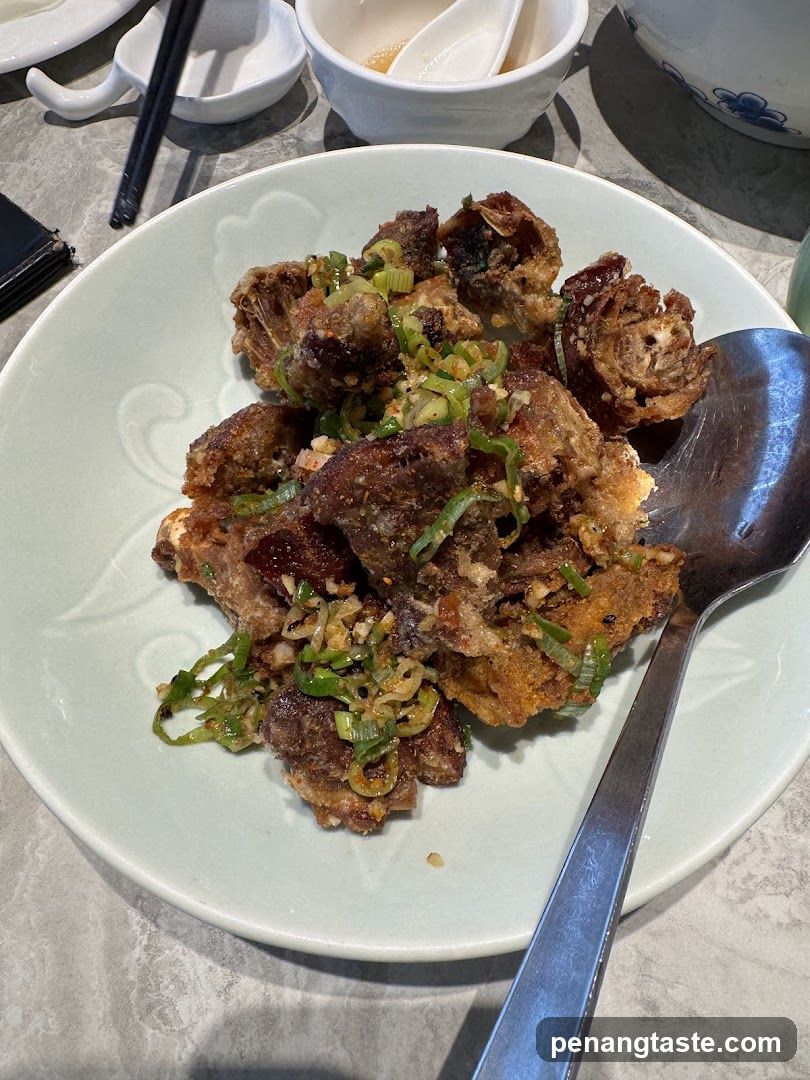 Fried Chicken Dish with Scallions