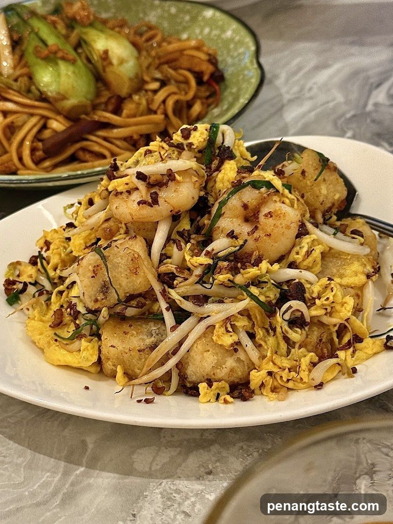 Shrimp Fried Rice with Tofu and Bean Sprouts