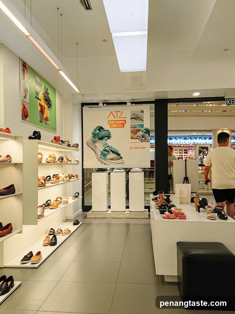 Shoe Store Interior Display