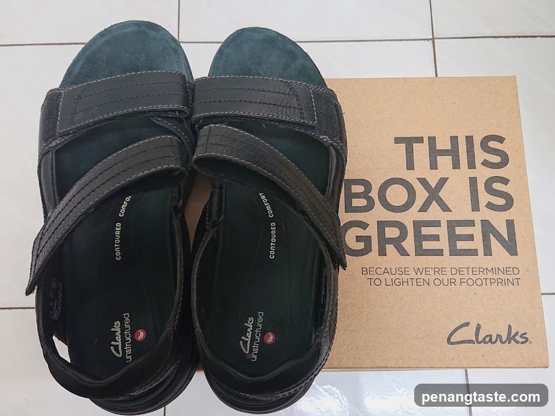 Clarks Sandals with Eco-Friendly Packaging