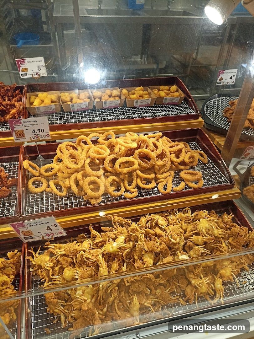 Fried Seafood Display