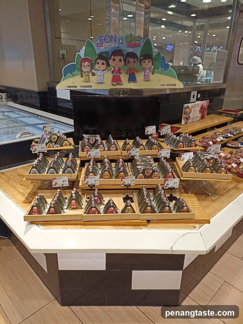 Onigiri Display at AEON x Chibi Maruko-chan