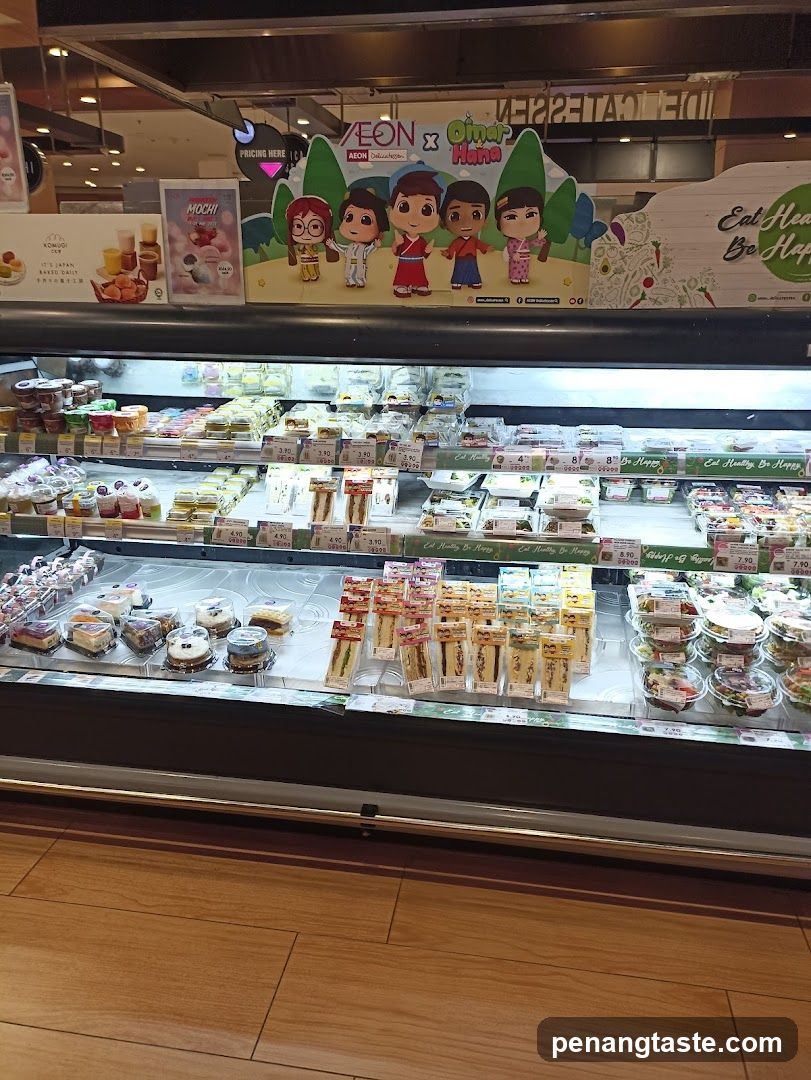 Food Display Case with Characters