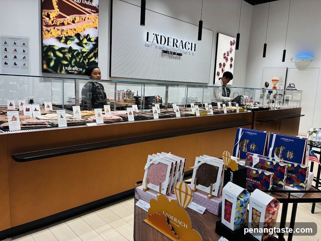 Laderach Chocolate Shop Interior