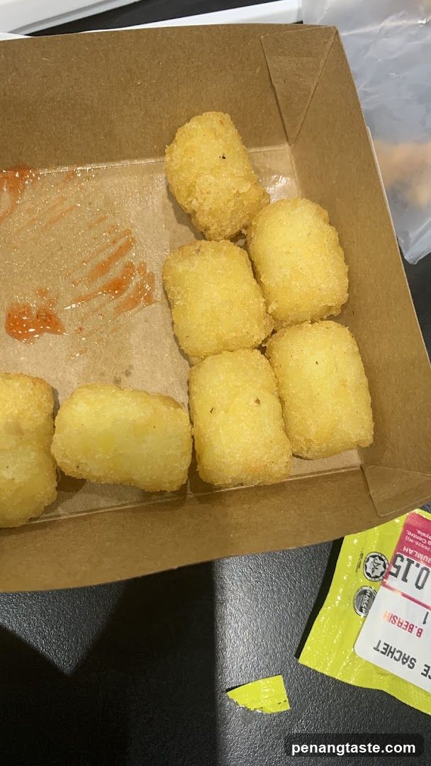 Fried Tater Tots in Box
