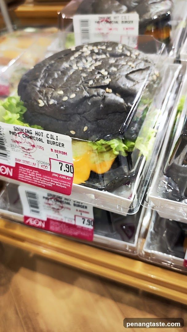 Charcoal Burger Display