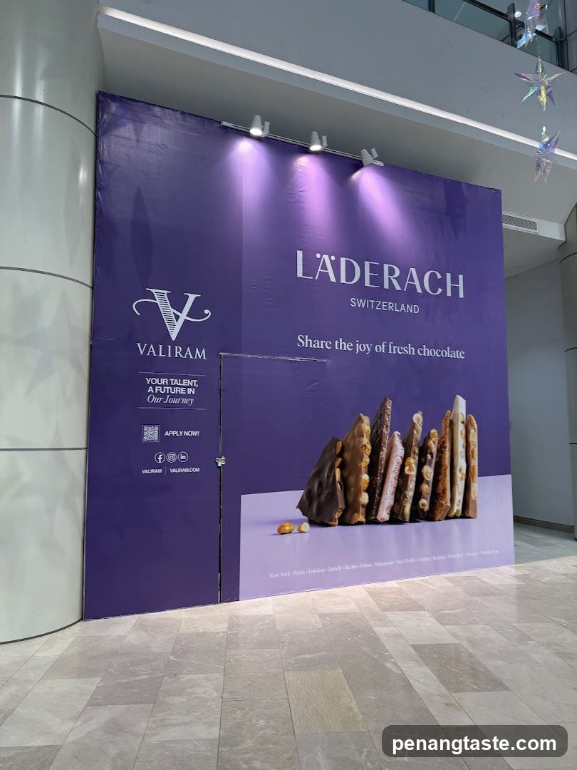 Läderach Chocolate Advertisement