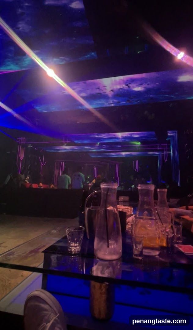 Bar Interior with Drinks on Table