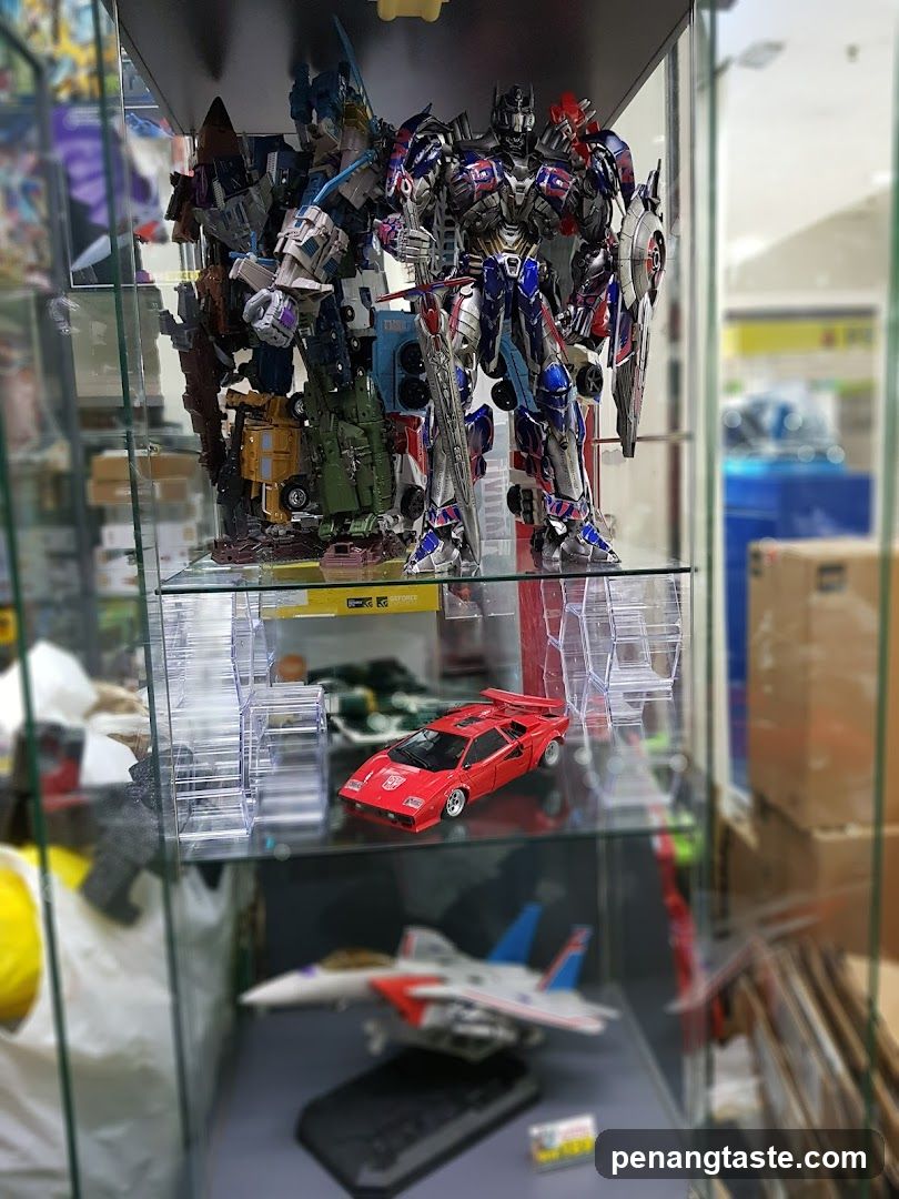 Transformers and Model Car Display